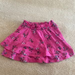 Disney Minnie Mouse floral pink skirt size: 3 T